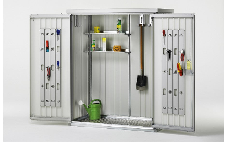 ARMADIO PER ATTREZZI 150CM GRIGIO QUARZO METALLIZZATO