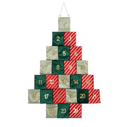 CALENDARIO DELL'AVVENTO A FORMA DI ALBERO DI NATALE, 72X51CM