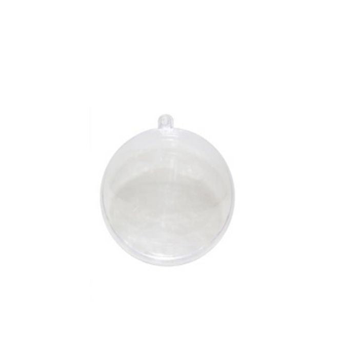 PALLINA DI NATALE TRASPARENTE, Ø12CM