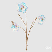 DECORAZIONE NATALIZIA, RAMO DI IBISCO, H75CM