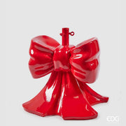 BASE PER ALBERO A FORMA DI FIOCCO, 45X43X43CM, COLORE ROSSO