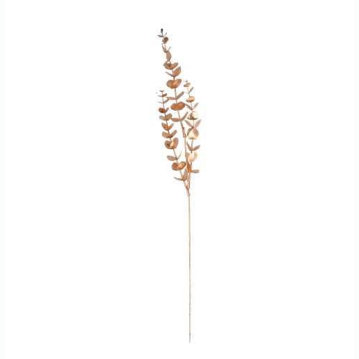 RAMO NATALIZIO, EUCALIPTO, 42CM, COLORE ORO