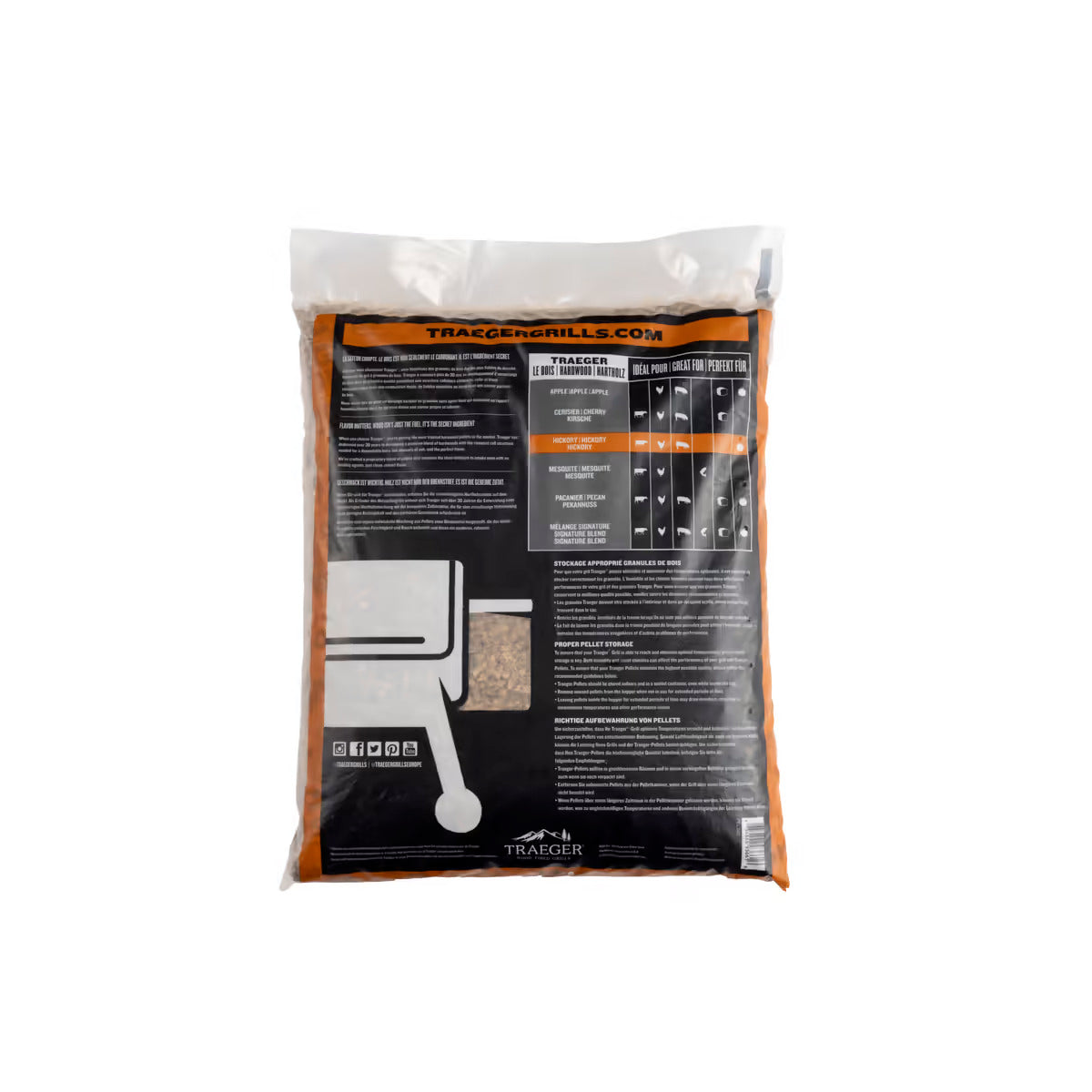 PELLETS HICKORY FSC 9 KG PER BBQ