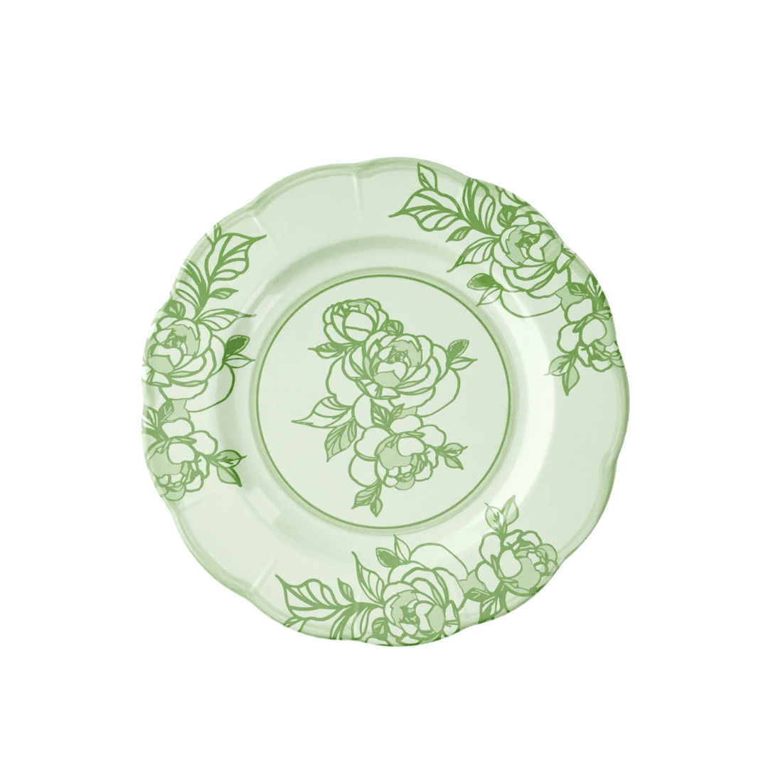 PIATTO PIANO "JOSEPHINE" VERDE