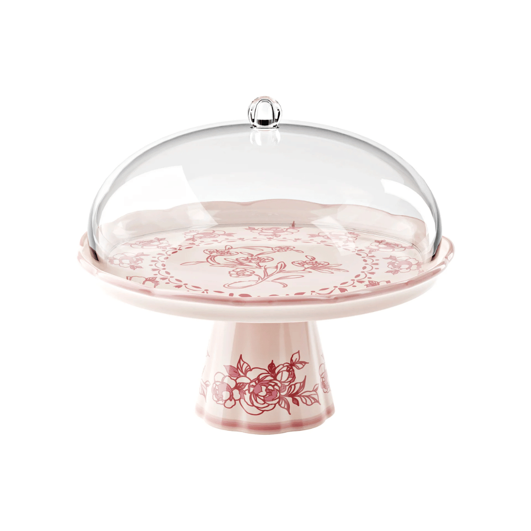 SET ALZATA CON CAMPANA "JOSEPHINE" ROSA