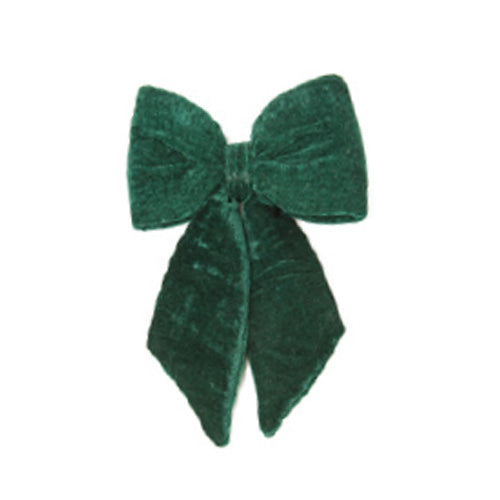 FIOCCO IN VELLUTO APPENDIBILE 24x16CM VERDE