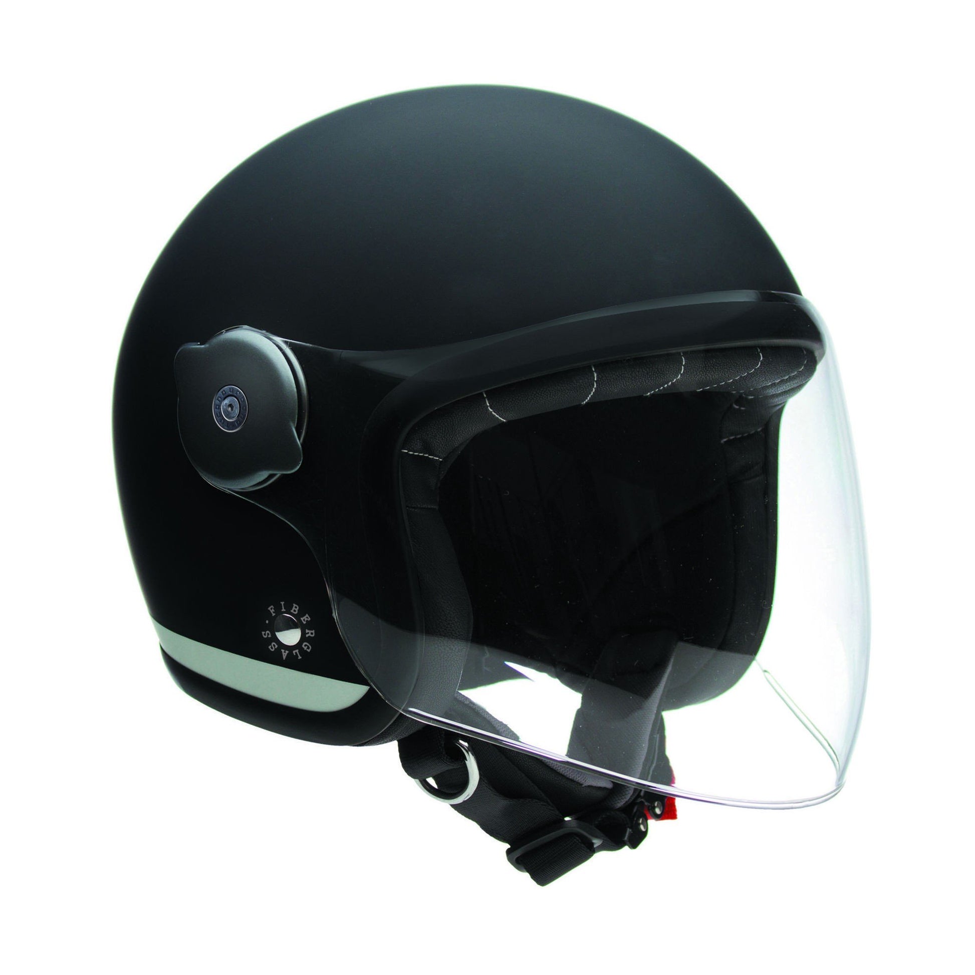 EL MET CASCO JET NERO OPACO TAGLIA A SCELTA