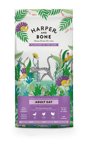 CROCCHETTE PER GATTI HARPER AND BONE CAT ADULT FLAVOURS OF THE FARM 2KG - ANATRA, POLLO E TACCHINO