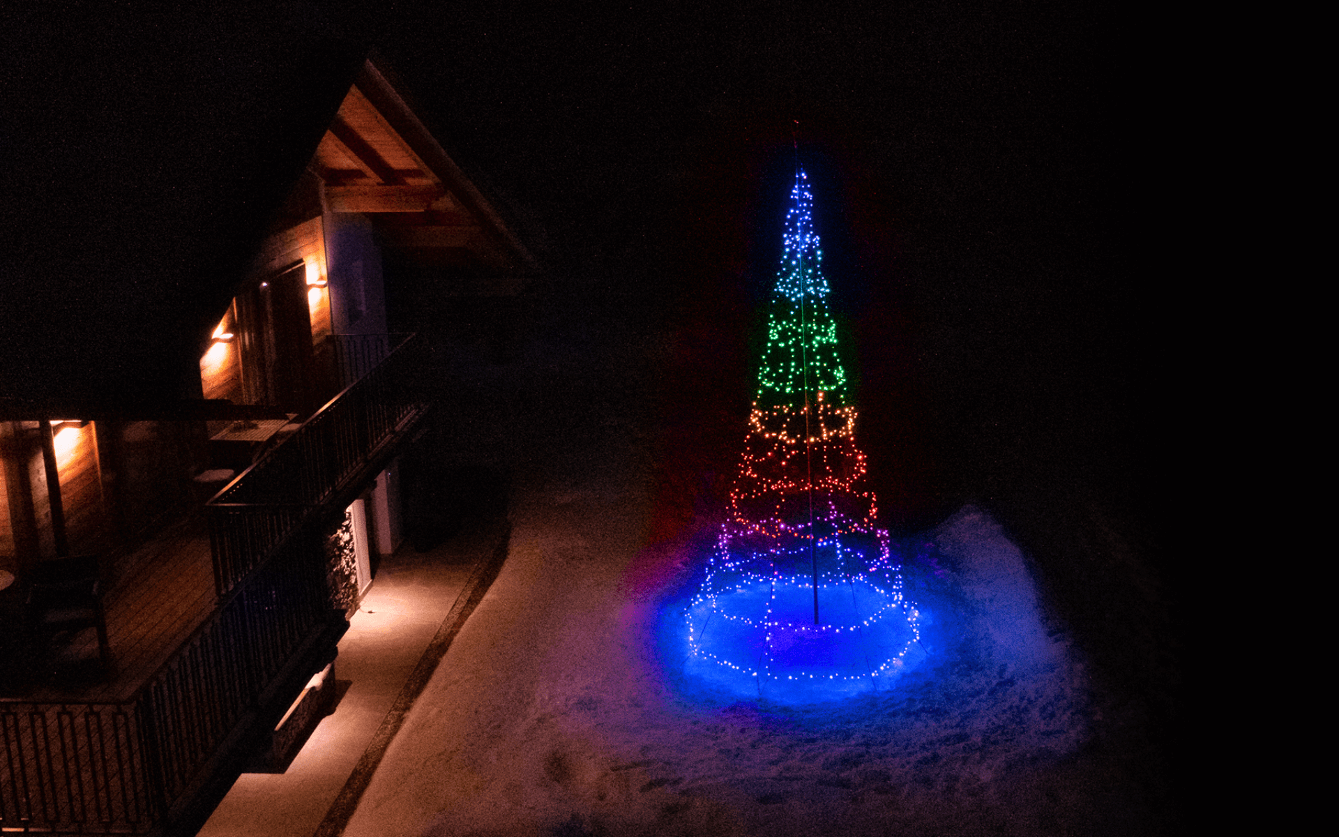 TWINKLY ALBERO DI NATALE SMART 750 LED RGBW MULTICOLOR