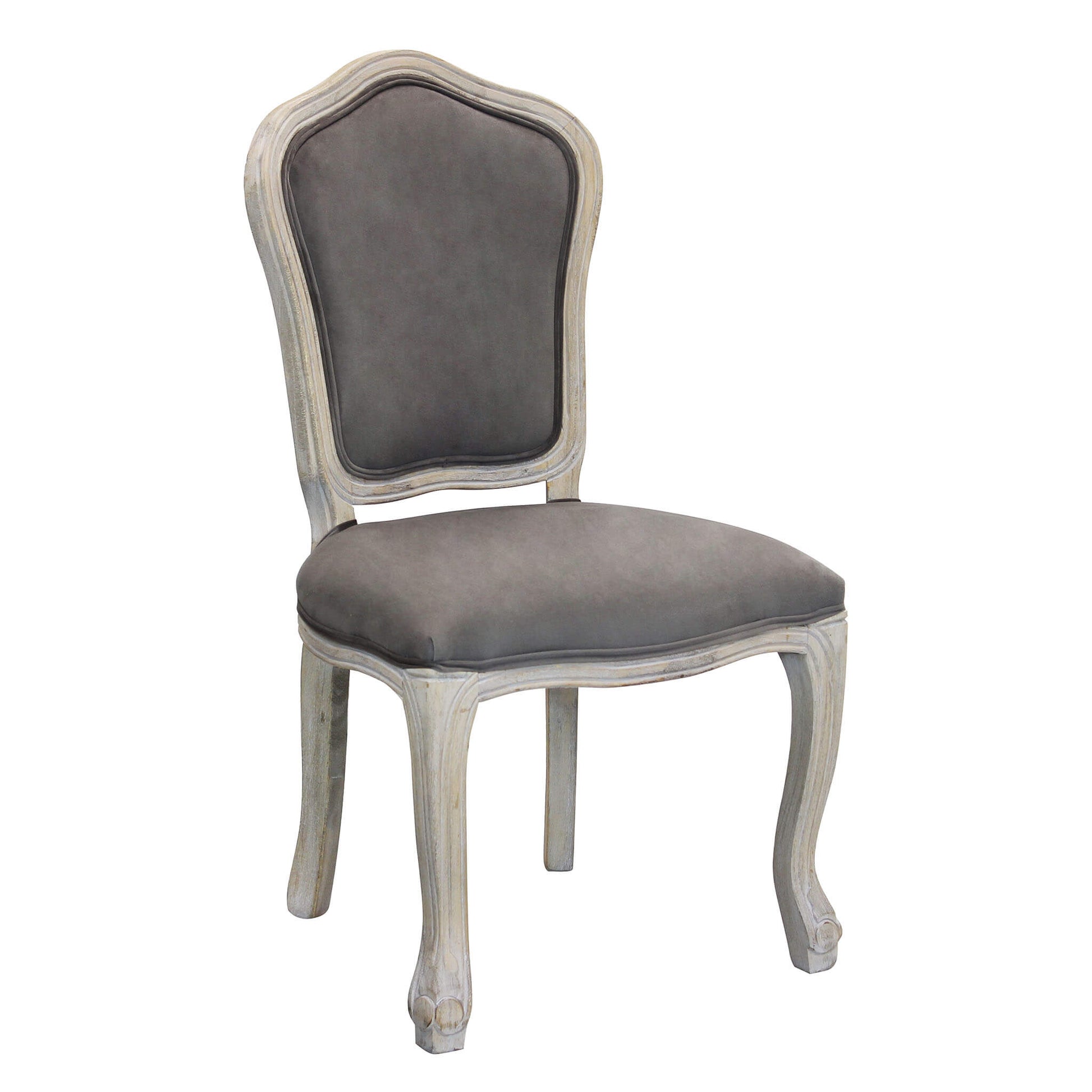 SEDIA CHARLENE IN VELLUTO TAUP