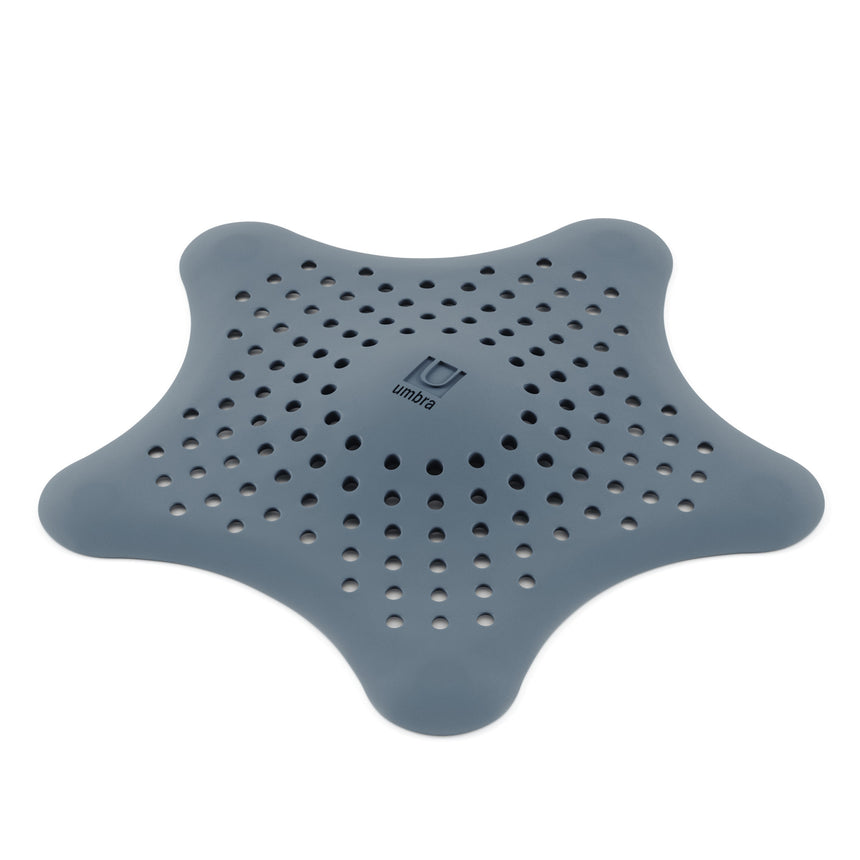 Tappo e filtro per capelli Starfish 15x15x1cm Blu Ardesia UMBRA