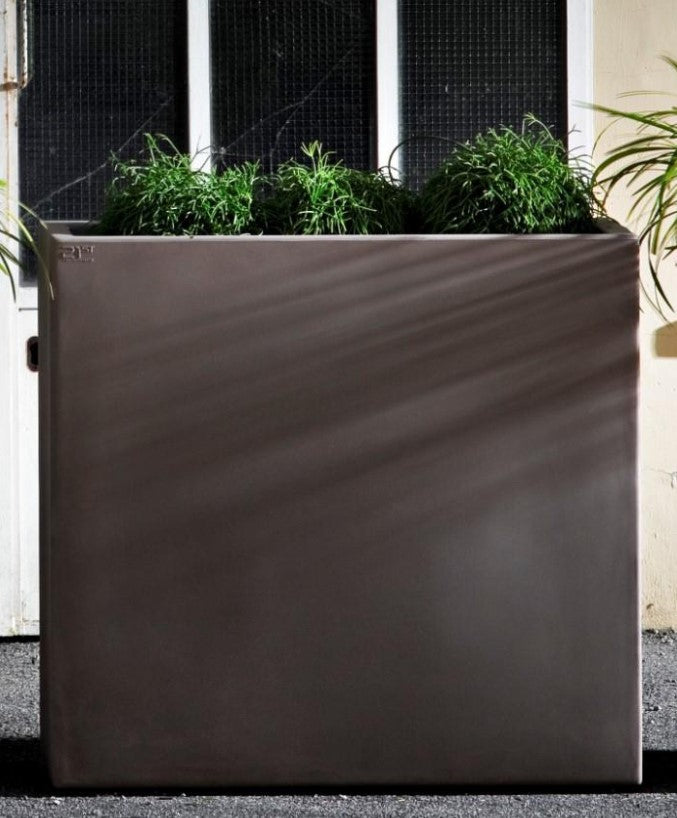 CASSETTA FIORIERA ALTA 85CM TORTORA "FENICE"