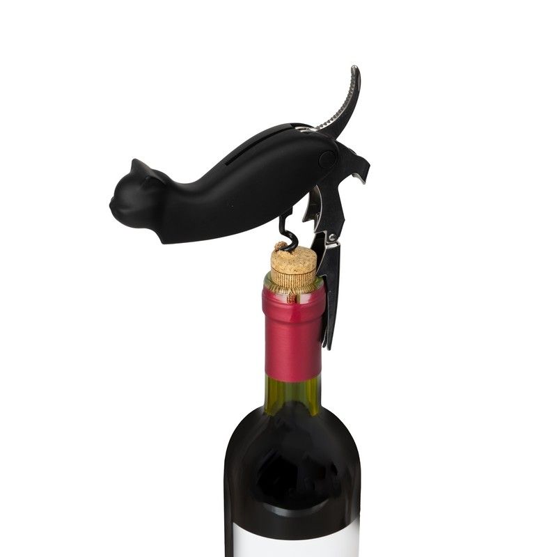 APRIBOTTIGLIA A FORMA DI GATTO CAT CORKSCREW