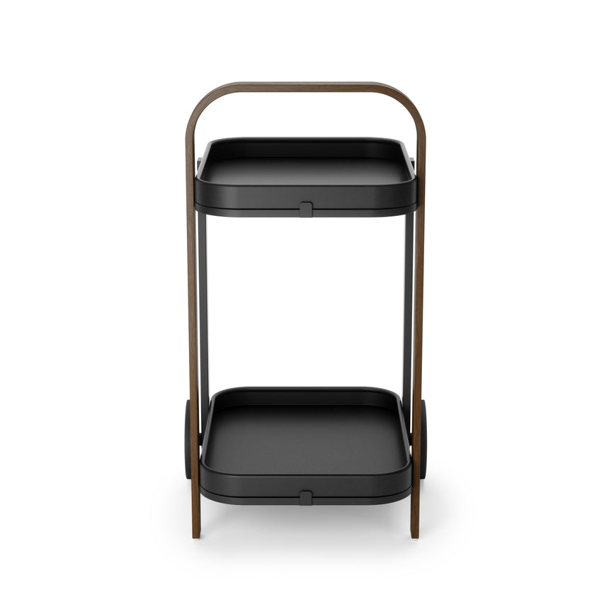 Carrello bar e portaoggetti 53x44x80cm Nero-noce UMBRA