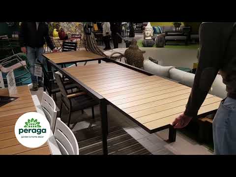 TAVOLO BELMAR ALLUNGABILE 100X160/240CM ANTRACITE