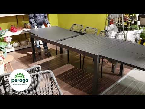 TAVOLO ALICE ALLUNGABILE 200/300X100 GRIGIO
