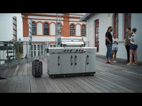 BARBECUE KANSAS II PRO 4 SIK PROFI TURBO A GAS