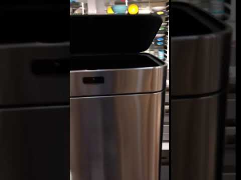 BIDONE SENSORE NO-TOUCH 60L CON PIEDINI BIANCO