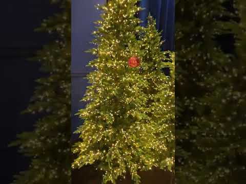 ALBERO DI NATALE LUXURY 180CM PREILLUMINATO CON 2000 MINILED