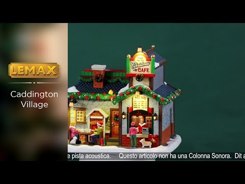 THE CHRISTMAS CAFE B/O 4.5V - LEMAX COD. 55313