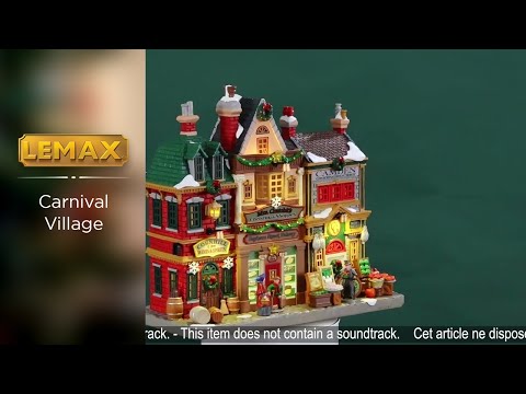MRS. CRATCHIT'S CHRISTMAS SHOPPES CON ALIMENTATORE 4.5V - LEMAX COD. 55314