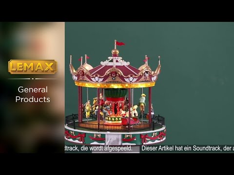 Santa Carousel - LEMAX COD 34682