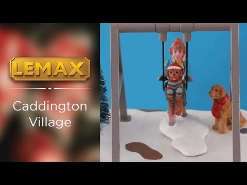 CUCCIOLO SU ALTALENA - PUPPY GETS A SWING RIDE