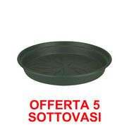 OFFERTA 5 SOTTOVASO GREEN BASICS SAUCER 14CM VERDE