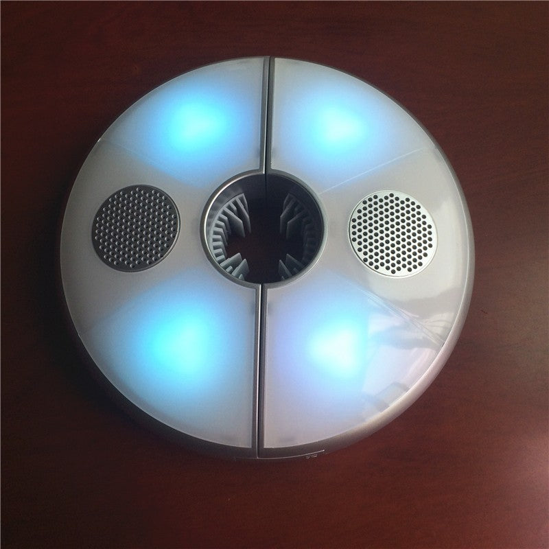 LAMPADA OMBRELLONE 48 LED CON SPEAKER AUDIO BLUETOOTH