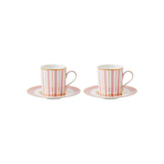 SET 2 TAZZINE CAFFE 100 ML ROSA - REGENCY