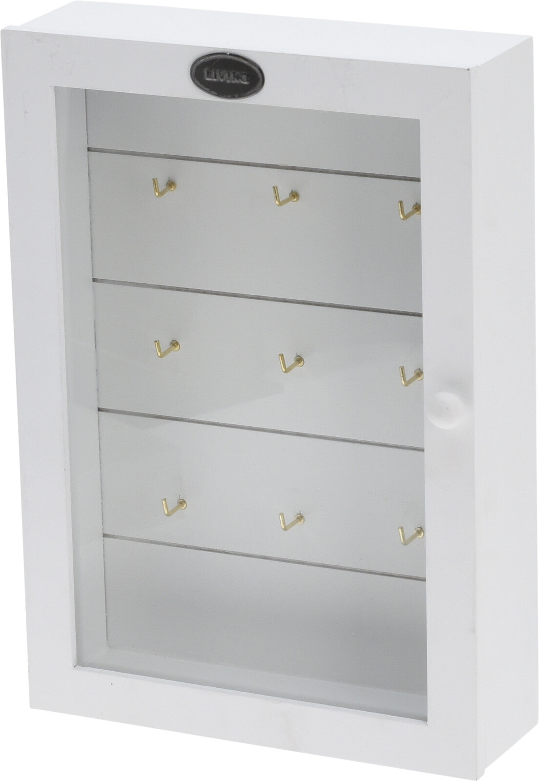 PORTACHIAVI IN LEGNO BIANCO 19X27CM
