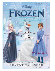 Calendario dell'Avvento Frozen con Cancelleria 24 Pezzi - immagine 1