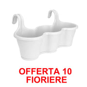 OFFERTA 10 FIORIERA CORSICA EASY HANGER TRIO WHITE