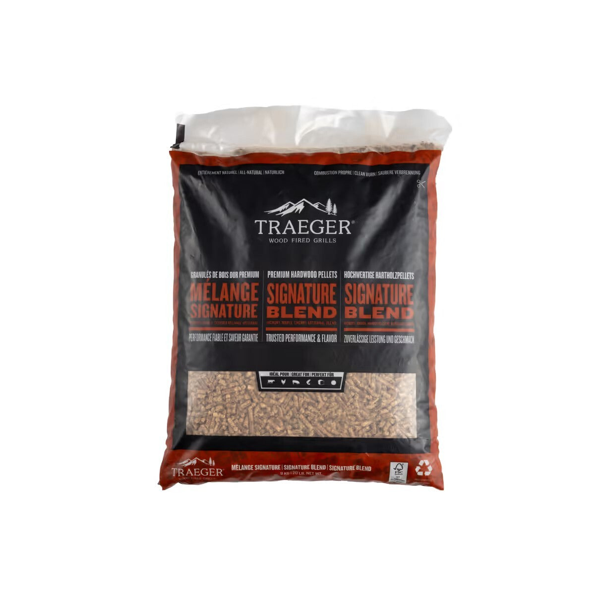 PELLET SIGNATURE BLEND FSC 9 KG PER BBQ
