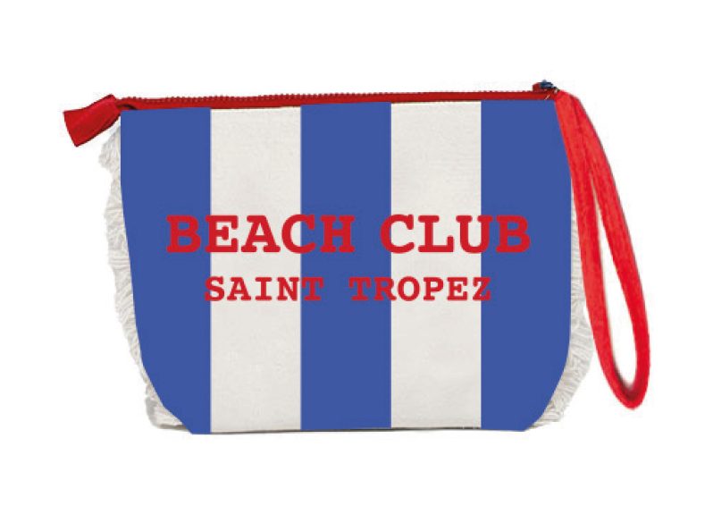 Trousse da Viaggio Beach Club 20x14.5x7 cm Blu e Bianco Kit2
