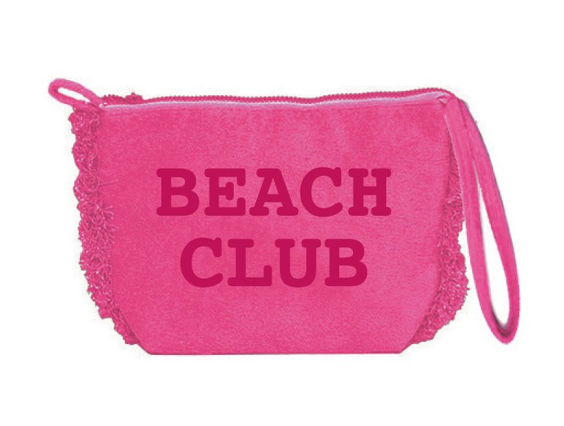 Trousse Beach Club 20x14.5x7 cm Rosa Marinette Off White