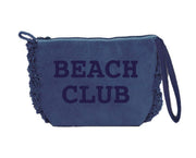Trousse Beach Club 20x14,5x7 cm Blu Scuro Marinette Off White