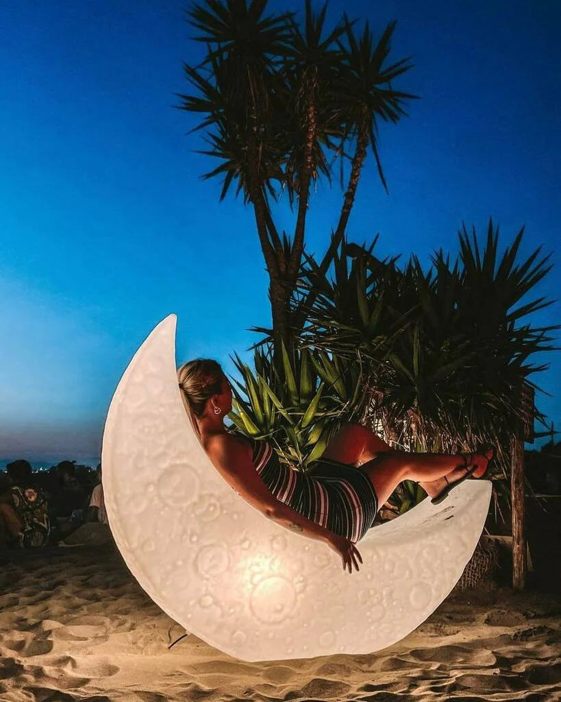 Lampada My Moon 151x147x46cm Bianca SELETTI