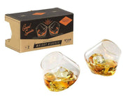 SET ROCKING 2 BICCHIERI DA WHISKY ROTANTI