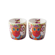 Set Tazzine Caffè Kaleidoscope 100ml Ginger 2 Pezzi Porcellana Maxwell & Williams