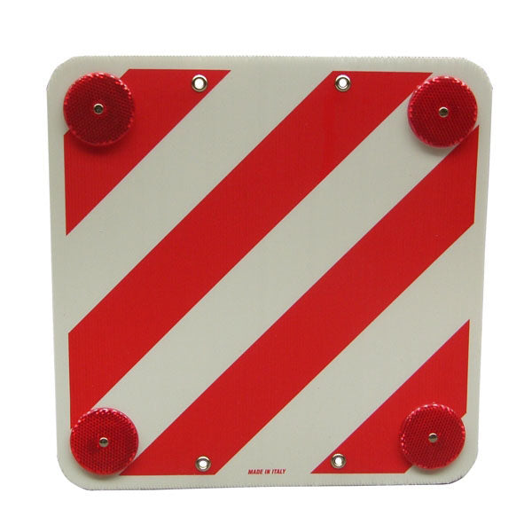 CARTELLO CARICHI SPORGENTI  50x 50 PLASTICA