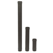 TUBO INOX  8x 25 NERO PELLET 300 MARAL