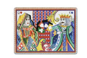 TOVAGLIETTA AMERICANA IN SUGHERO REGINA DI CUORI 39X29 CM