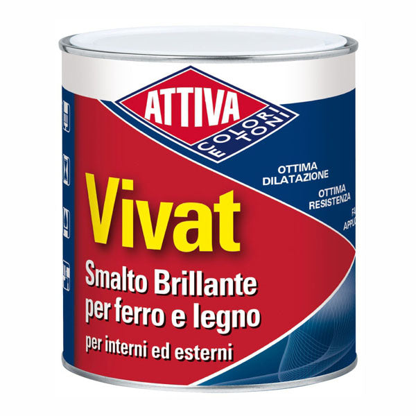 SMALTO SINTETICO 0,750 105 BIANCO SAT.VIVAT ATTIVA