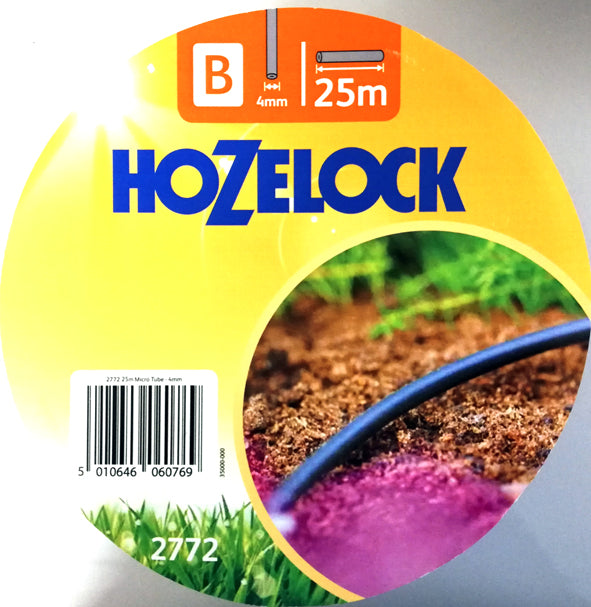 TUBO FLESSIBILE MICRO IRRIGAZIONE 4 MM - 25 MT