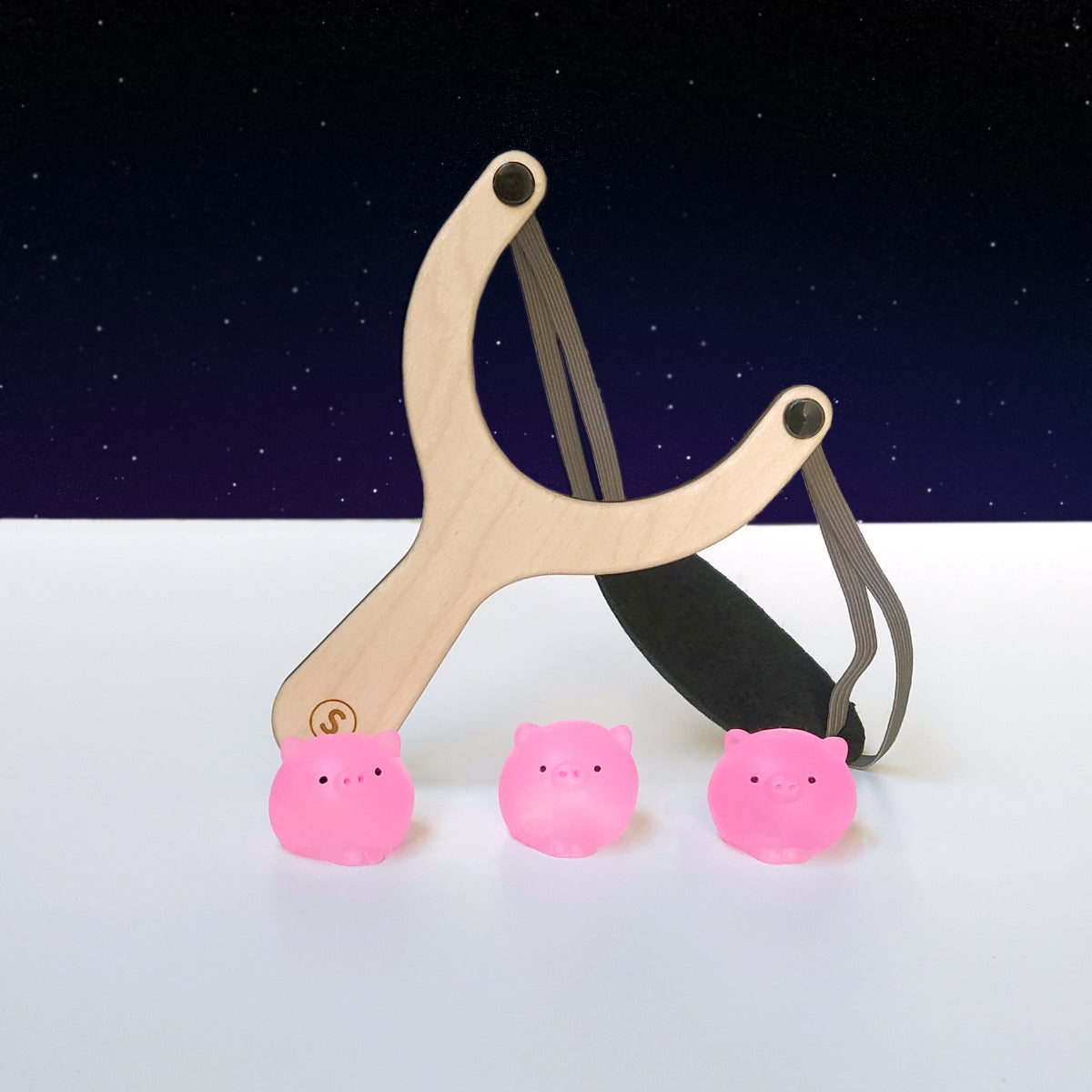 SUPERSTUFF TIRAPORCHI GLOW IN THE DARK FIONDA +3 PORCELLINI