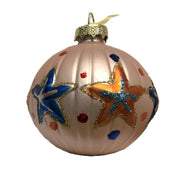 Pallina di natale opaca con Stelle Perla 8cm