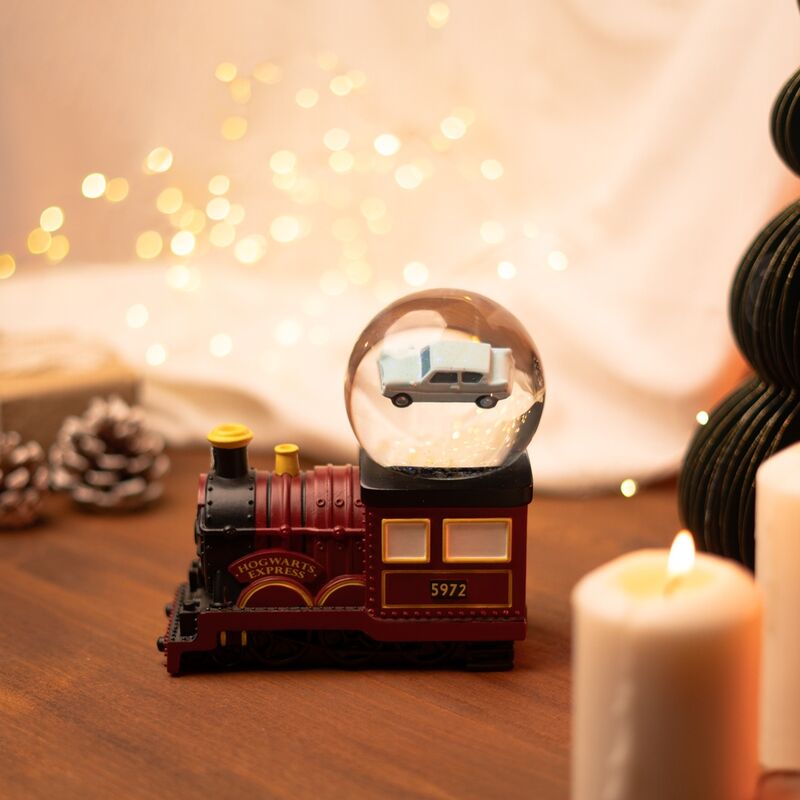 Snowball Harry Potter Hogwarts Express 6.5 cm Rosso e Oro Peraga Christmas