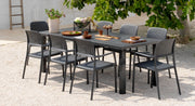 OFFERTA TAVOLO RIO ALLUNGABILE 210/280CM +8 POLTRONE RIVA COLORE A SCELTA