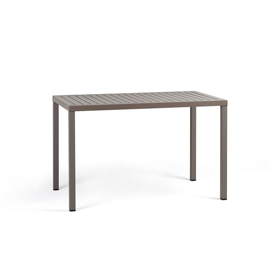 OFFERTA TAVOLO CUBE 120X70 ANTRACITE +4 SEDIE DOGA AGAVE